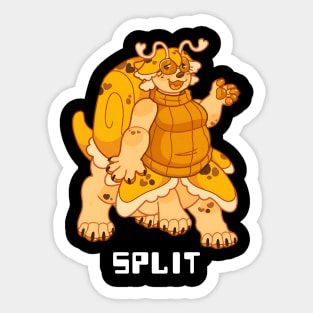 Split Regretevator Roblox Sticker